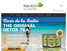 Tablet Screenshot of buynuezdelaindia.com